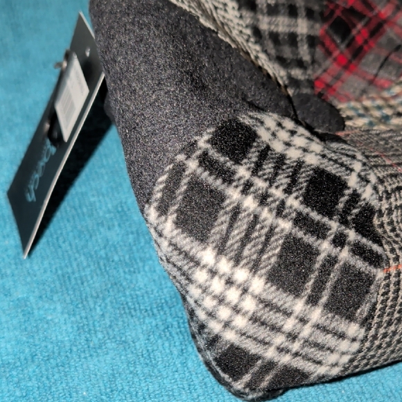 Stylish Patchwork Flat Cap for Men Size LRG New - Picture 3 of 9